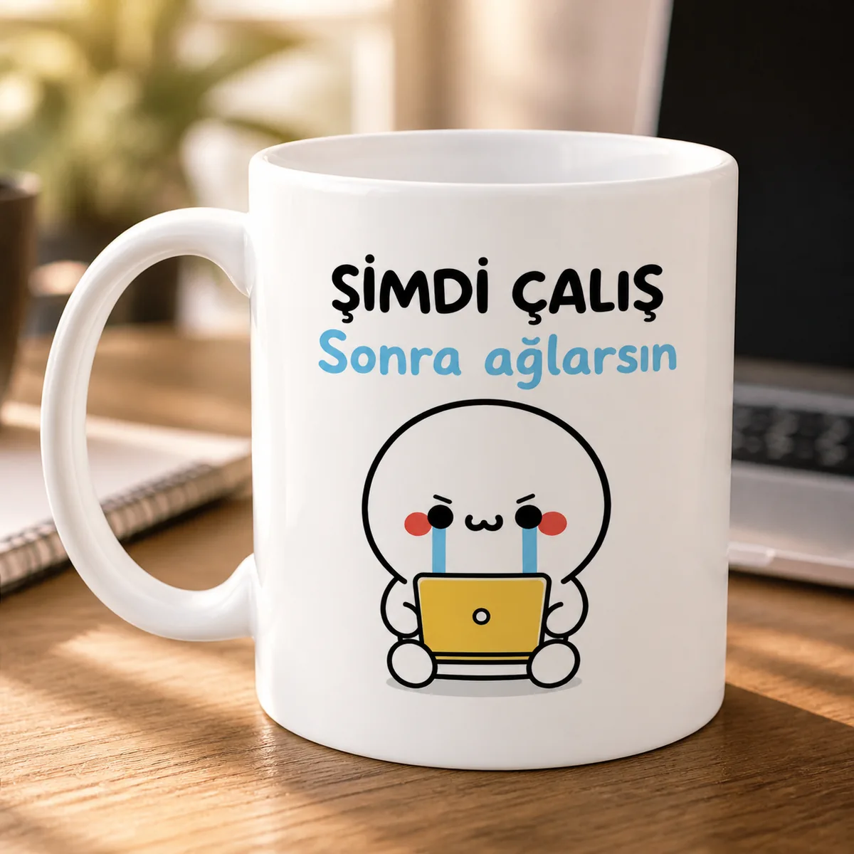 Şimdi Çalış Sonra Ağlarsın — Öğrenciye Özel Esprili Kupa
