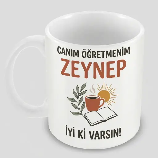 Canım Öğretmenim — Kişiye Özel İsimli Kupa