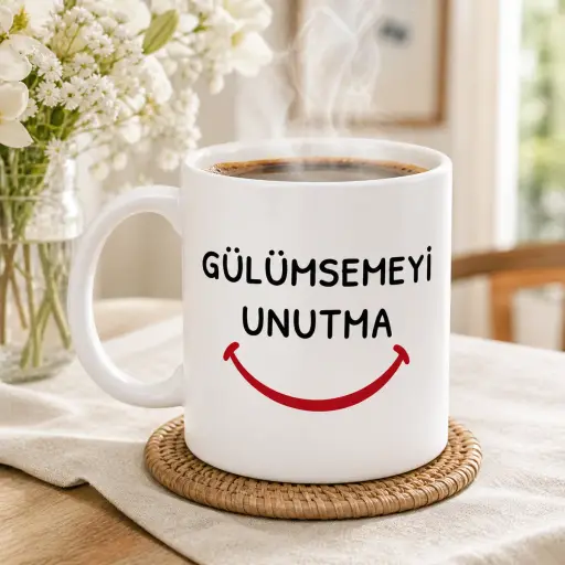 Gülümsemeyi Unutma — Sade Motivasyon Kupası