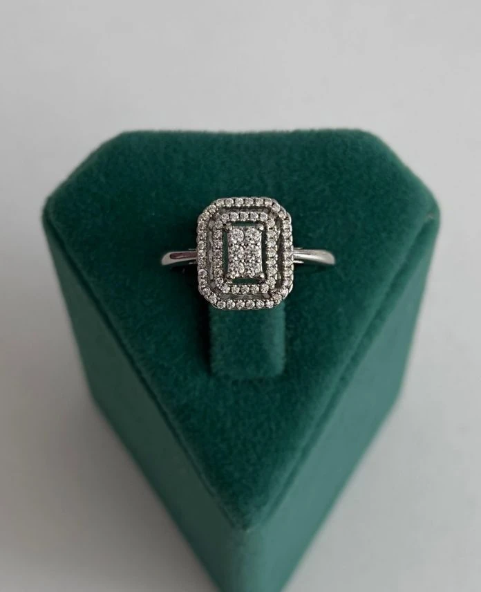 Xuping Numaralı Silver Şık Baget Yüzük